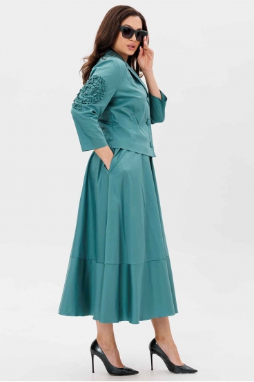 Костюм женский "Mislana" 1116 бирюза