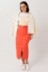 Юбка женская "Mislana" арт. 1955(оранжевый)