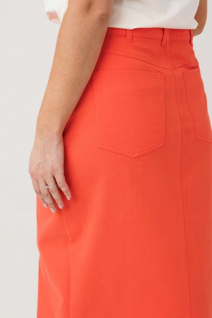 Юбка женская "Mislana" арт. 1955(оранжевый)