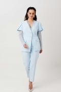 Костюм женский "Mislana" 1298 (голубой)