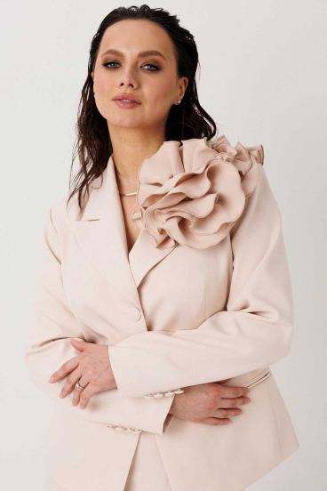 Костюм женский "Mislana" 1296(бежевый)