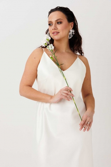 Платье женское "Mislana" 1158 (молочный)