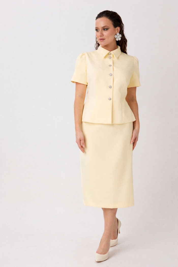 Костюм женский "Mislana" 1302(желтый)