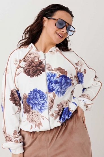 Костюм женский "Mislana" 1301 (синий)