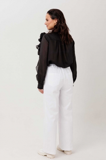 Блуза женская "Mislana" черная
