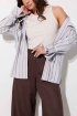 Блуза женская "Mislana" 1312 голубой