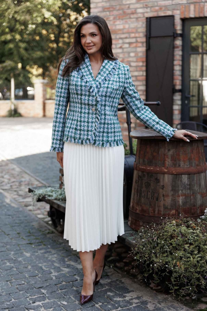 Жакет женский твидовый «Mislana» арт 1361ж